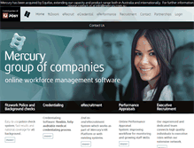 Tablet Screenshot of mercury.com.au