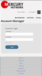Mobile Screenshot of accountmanager.mercury.net